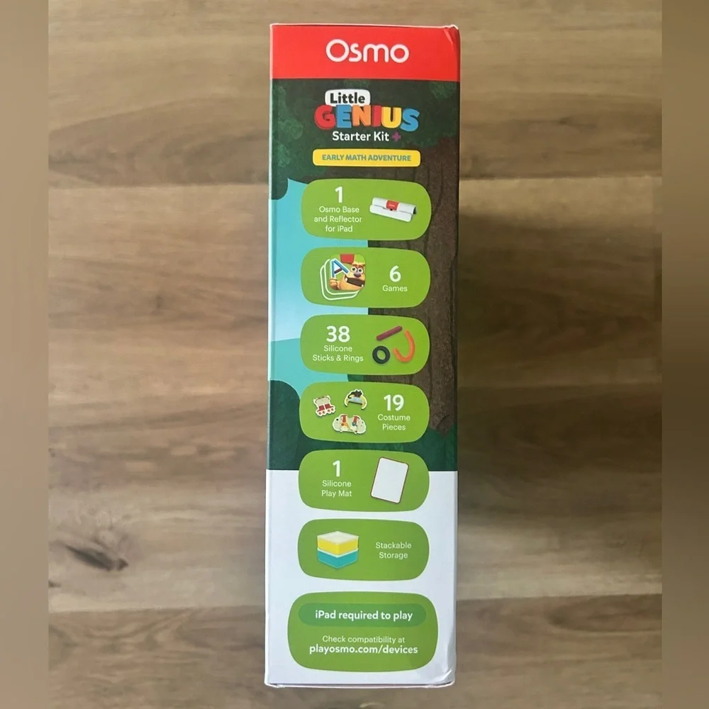 Osmo Little Genius Starter Kit + Early Math Adventure – NIB (iPad Required)